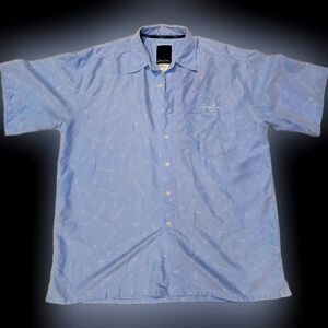 SEAN JOHN Y2K Light Blue Casual Button-Down Shirt